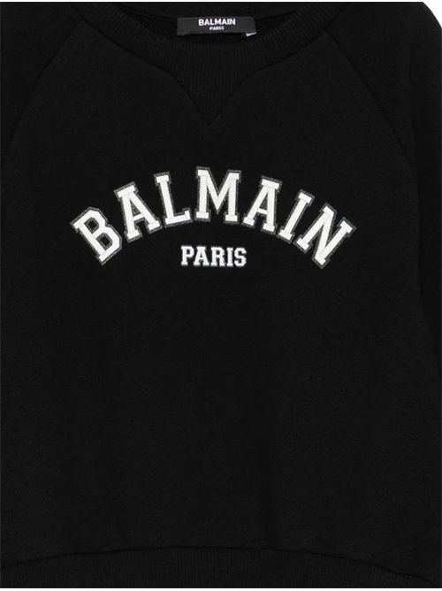 Felpa, unisex, logata. BALMAIN | BX4B40 Z3183930BC